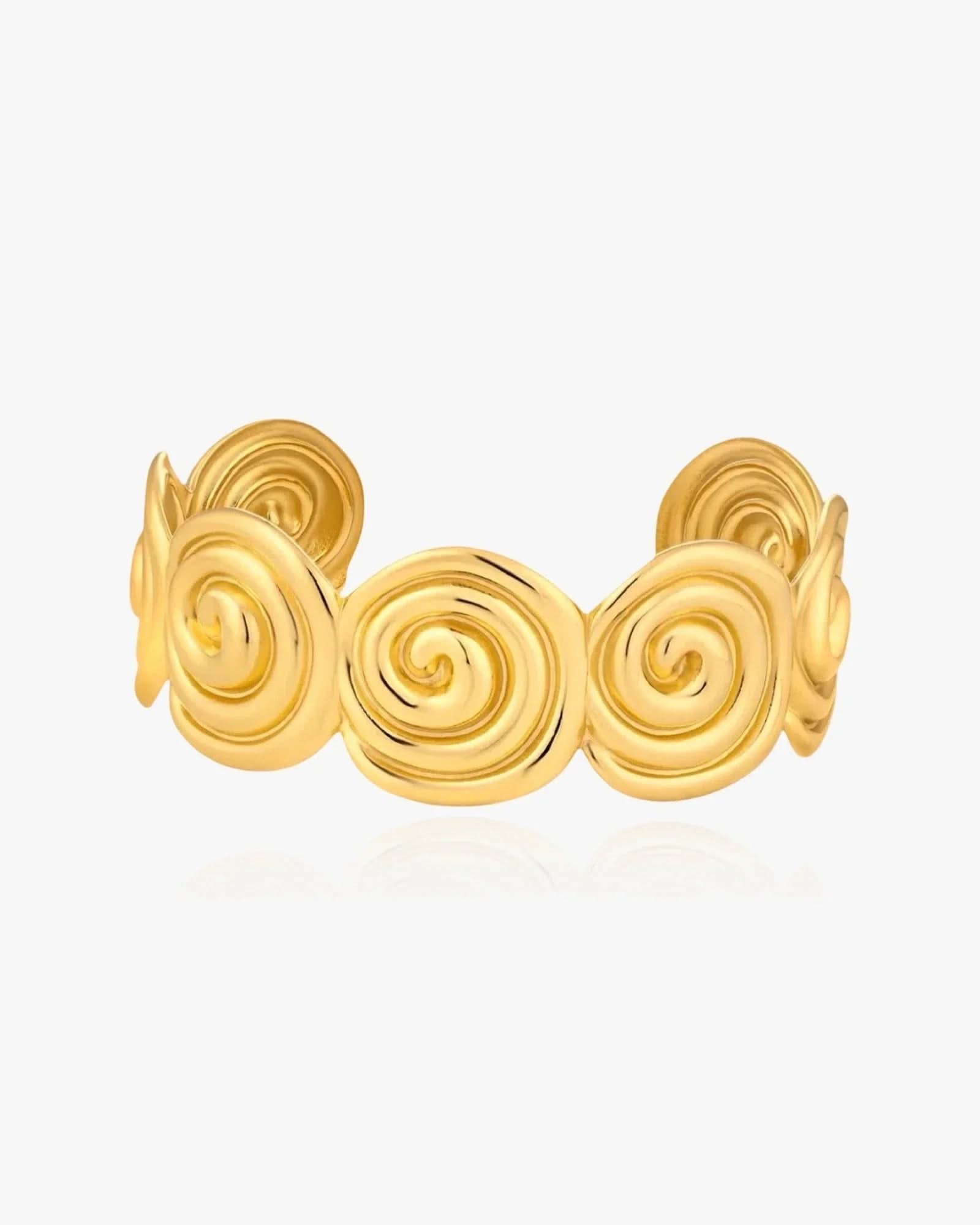 Chunky Spiral Wrap Bracelet