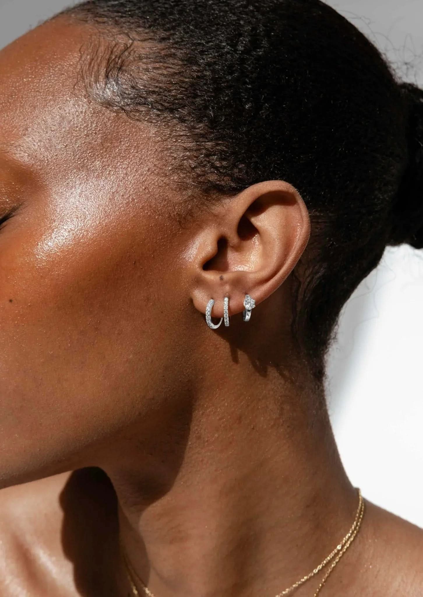 Daisy Earrings - Silver