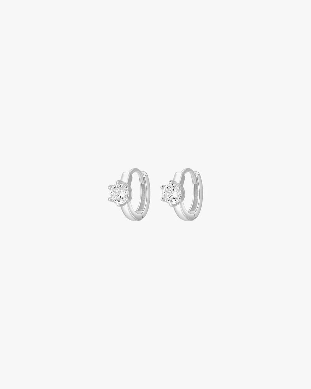 أقراط ديزي - فضي