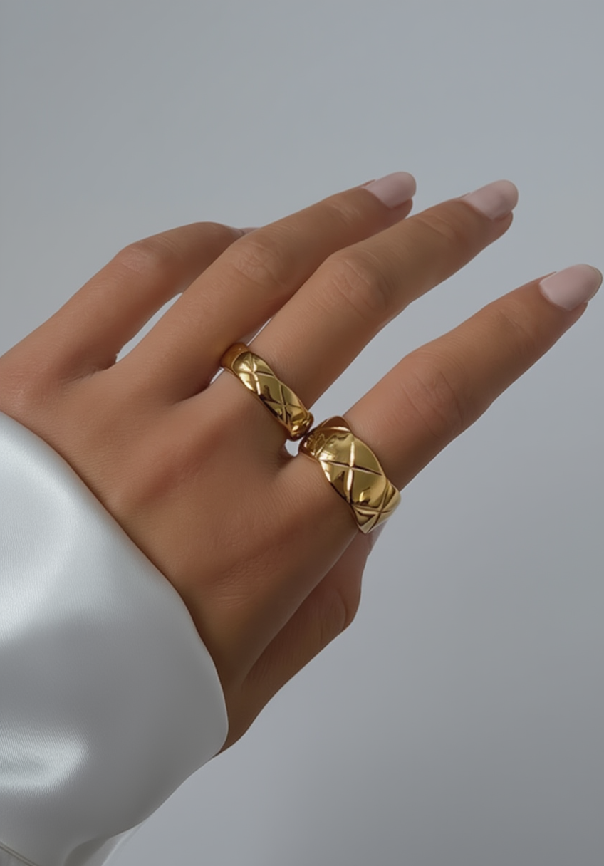 شريط أوبري السميك - ذهبي