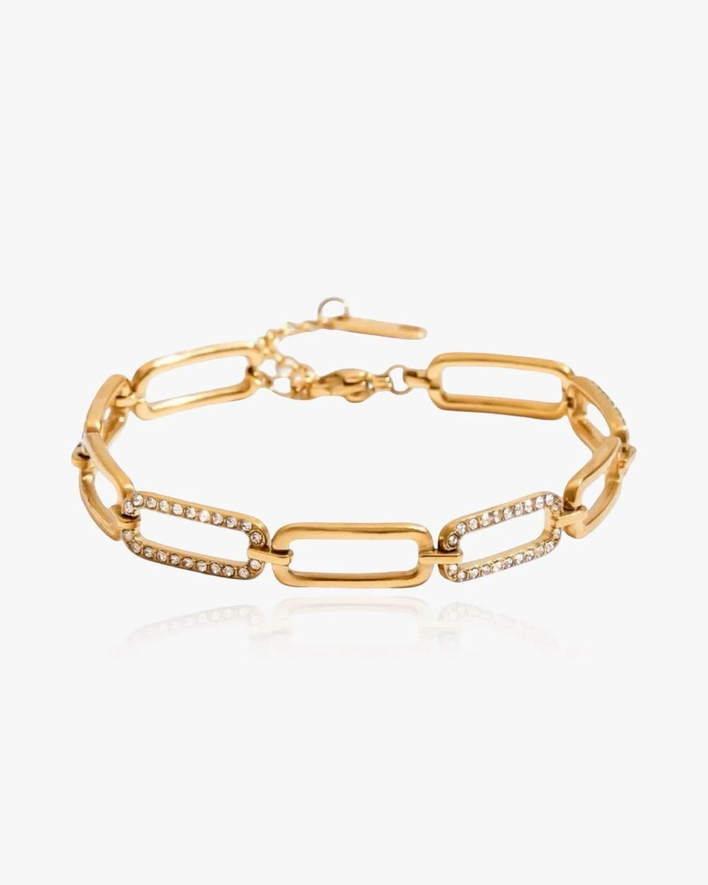 Elevated Paperclip Chain Bracelet
