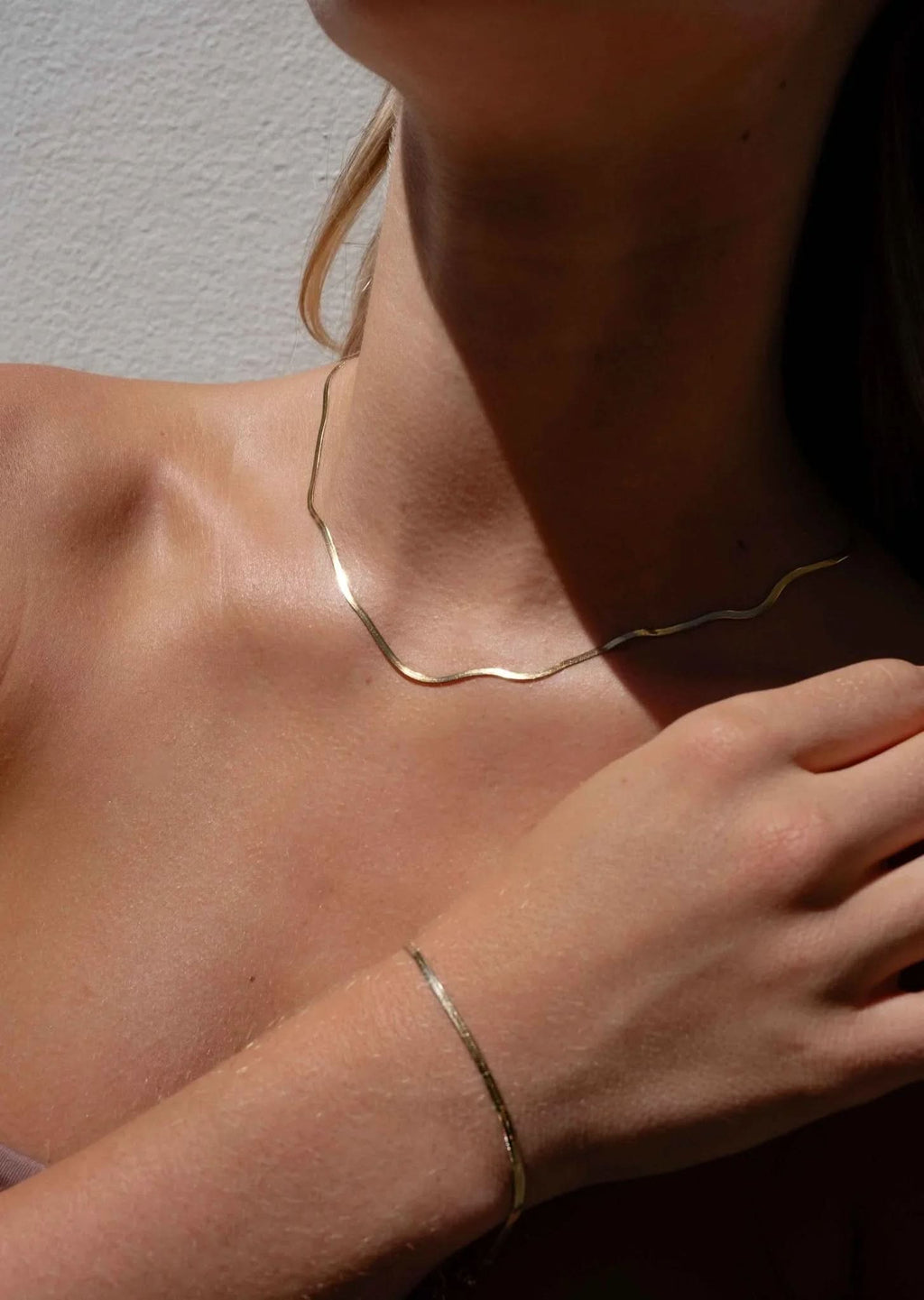 قلادة إندي 2 مم - ذهبي